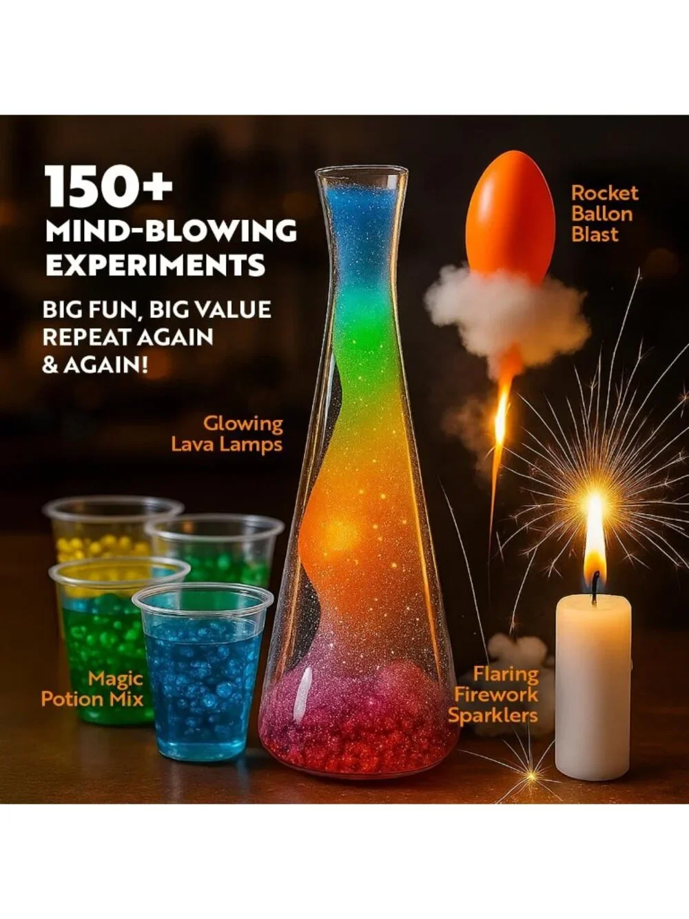 Explosive Science Kit for Kids 8-12 | Fun Chemistry Experiments & Activities